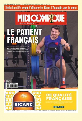 Midi Olympique Rouge - 2 Octobre 2023