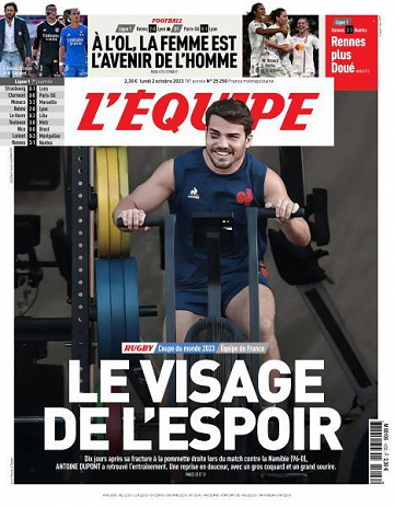 L’equipe du Lundi 2 Octobre 2023