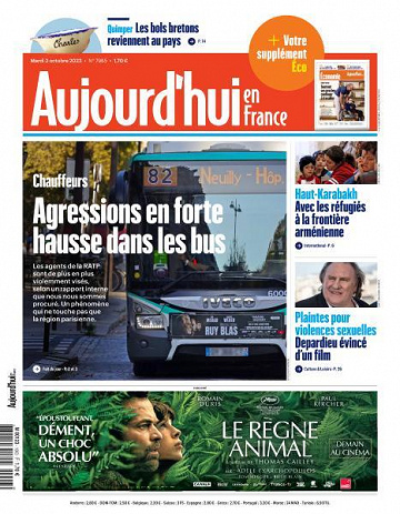 Aujourd’hui en France - 3 Octobre 2023