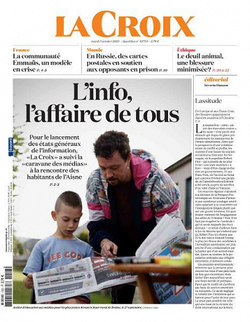 La Croix - 3 Octobre 2023