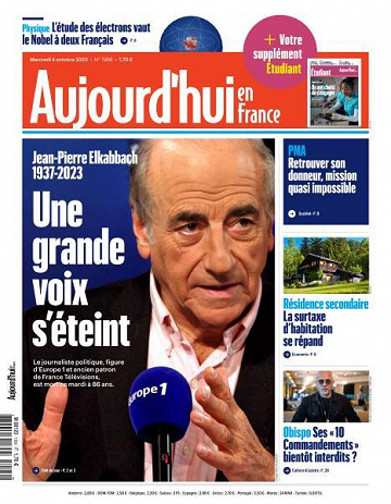 Aujourd’hui en France - 4 Octobre 2023