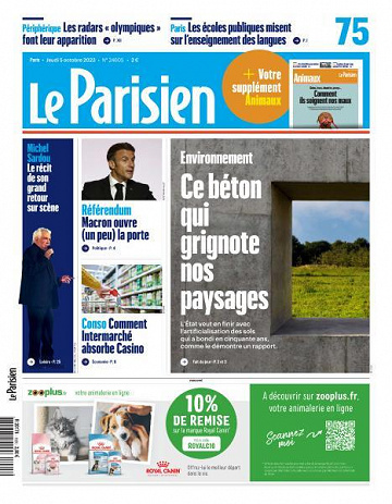 Le Parisien - 5 Octobre 2023