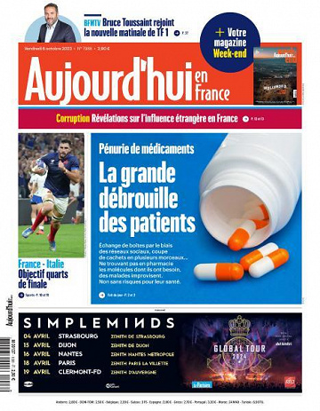 Aujourd’hui en France - 6 Octobre 2023