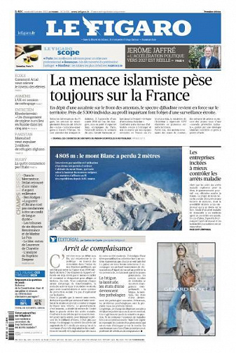 Le Figaro du Vendredi 6 Octobre 2023