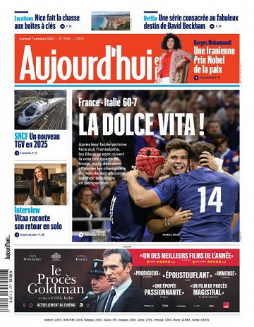 Aujourd’hui en France - 7 Octobre 2023