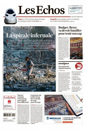 Les Echos du Lundi 9 Octobre 2023