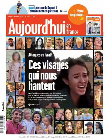 Aujourd’hui en France - 10 Octobre 2023