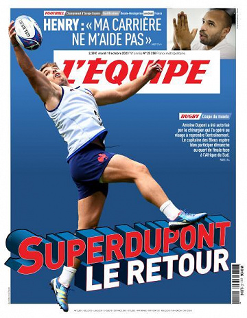 L’equipe du Mardi 10 Octobre 2023