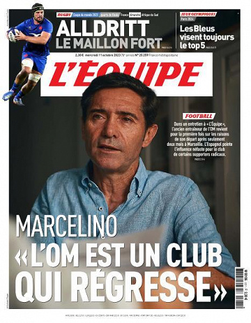 L’equipe du Mercredi 11 Octobre 2023