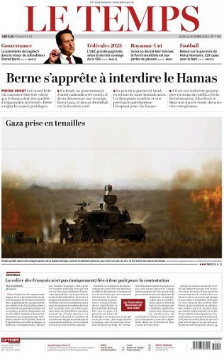 Le Temps - 12 Octobre 2023