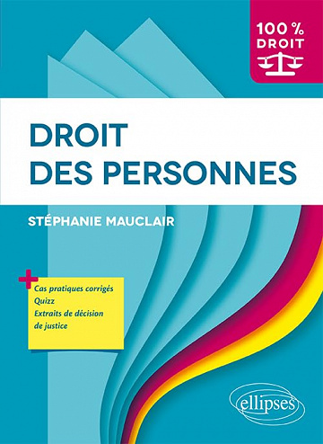 Droit des personnes - Stéphanie Mauclair (2019)