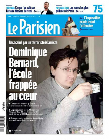 Le Parisien - 14 Octobre 2023