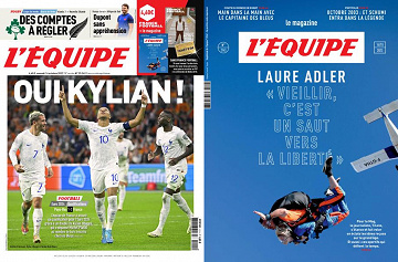 Pack L’Equipe + L’Equipe Magazine - 14 Octobre 2023