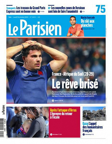 Le Parisien - 16 Octobre 2023