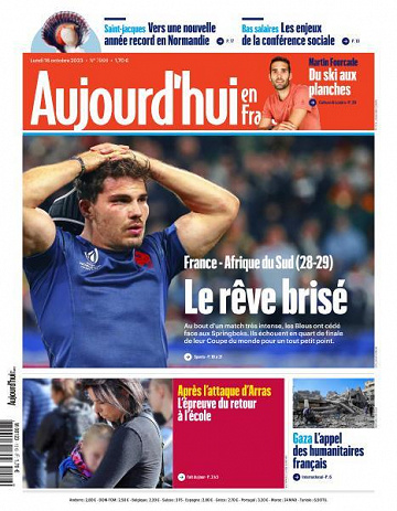 Aujourd’hui en France - 16 Octobre 2023