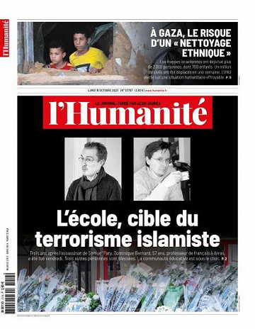 L’Humanite - 16 Octobre 2023