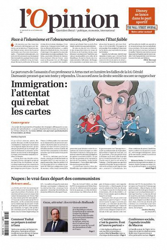 L’Opinion - 16 Octobre 2023