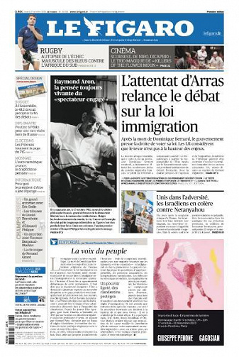 Le Figaro du Mardi 17 Octobre 2023