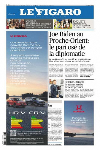 Le Figaro du Mercredi 18 Octobre 2023