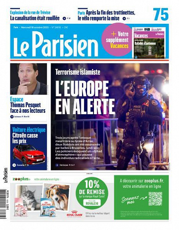 Le Parisien - 18 Octobre 2023