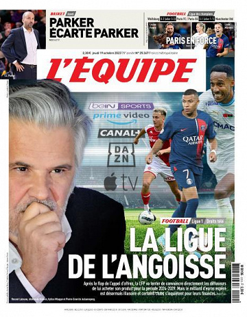 L’equipe du Jeudi 19 Octobre 2023