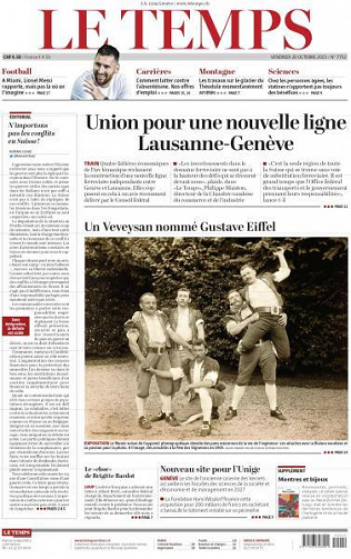 Le Temps - 20 Octobre 2023