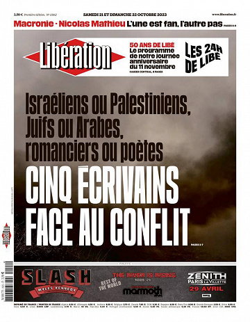Libération du Samedi 21 et Dimanche 22 Octobre 2023