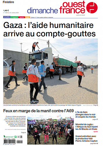 Ouest-France (4 éditions) du 22 Octobre 2023