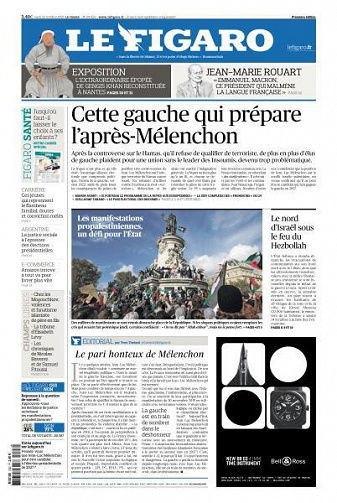 Le Figaro du Lundi 23 Octobre 2023