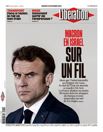 Libération du Mardi 24 Octobre 2023