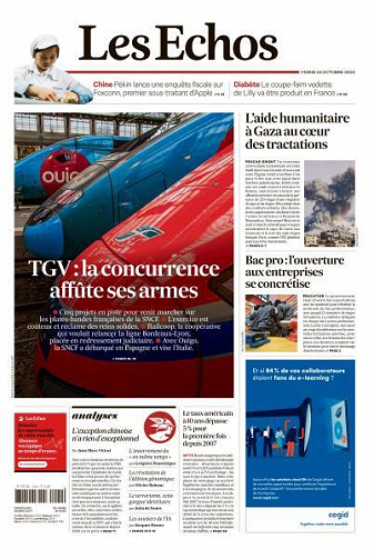 Les Echos du Mardi 24 Octobre 2023