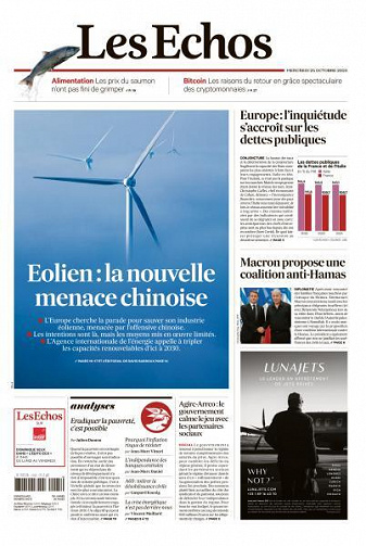Les Echos du Mercredi 25 Octobre 2023