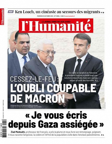 L’Humanite - 25 Octobre 2023