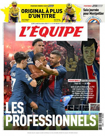 L’equipe du Jeudi 26 Octobre 2023