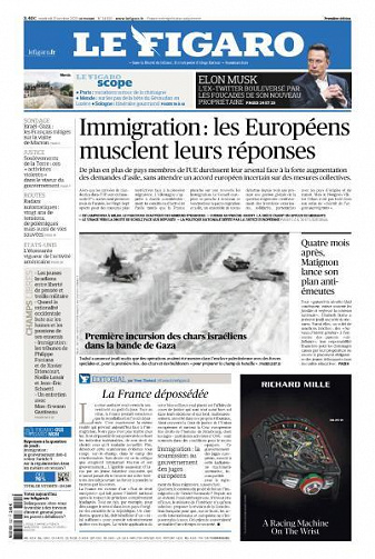 Le Figaro du Vendredi 27 Octobre 2023