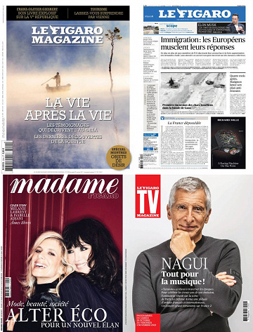 Pack Le Figaro et ses 3 suppléments - Vendredi 27 Octobre 2023