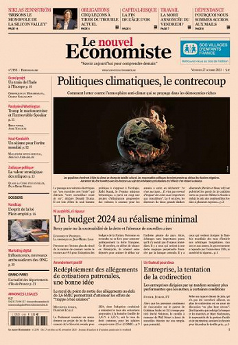 Le nouvel Economiste - 27 Octobre 2023