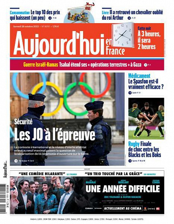 Aujourd’hui en France - 28 Octobre 2023