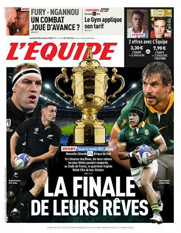 L’equipe du Samedi 28 Octobre 2023