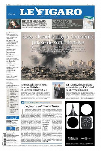 Le Figaro du Lundi 30 Octobre 2023