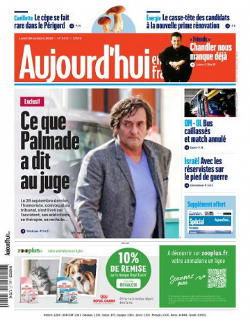 Aujourd’hui en France - 30 Octobre 2023