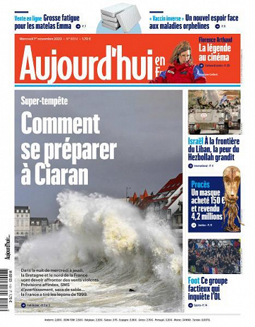 Aujourd’hui en France - 1er Novembre 2023