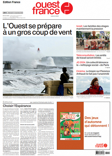 Ouest-France Édition France - 1er Novembre 2023