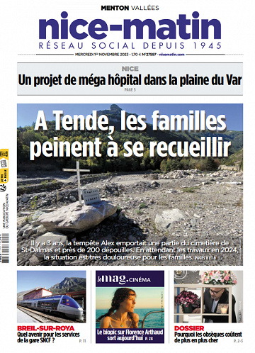 Nice Matin (3 éditions) + Monaco Matin - 1er Novembre 2023