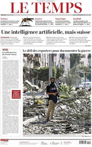 Le Temps - 2 Novembre 2023