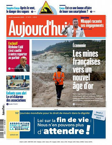Aujourd’hui en France - 2 Novembre 2023