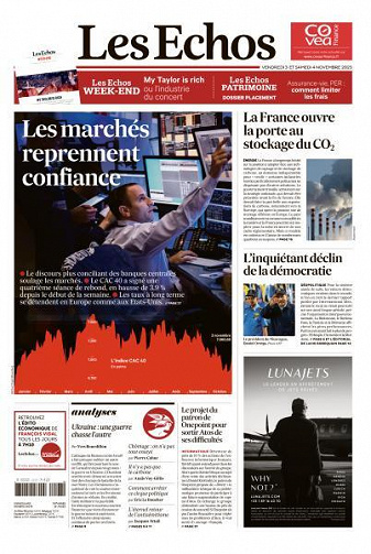 Les Echos du Vendredi 3 et Samedi 4 Novembre 2023