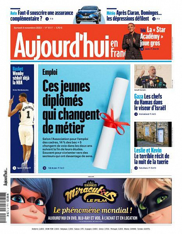 Aujourd’hui en France - 4 Novembre 2023