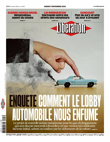 Libération du Mardi 7 Novembre 2023