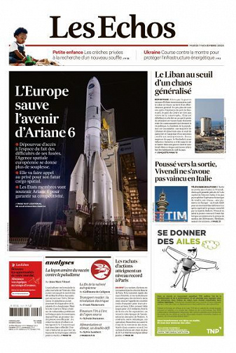 Les Echos du Mardi 7 Novembre 2023